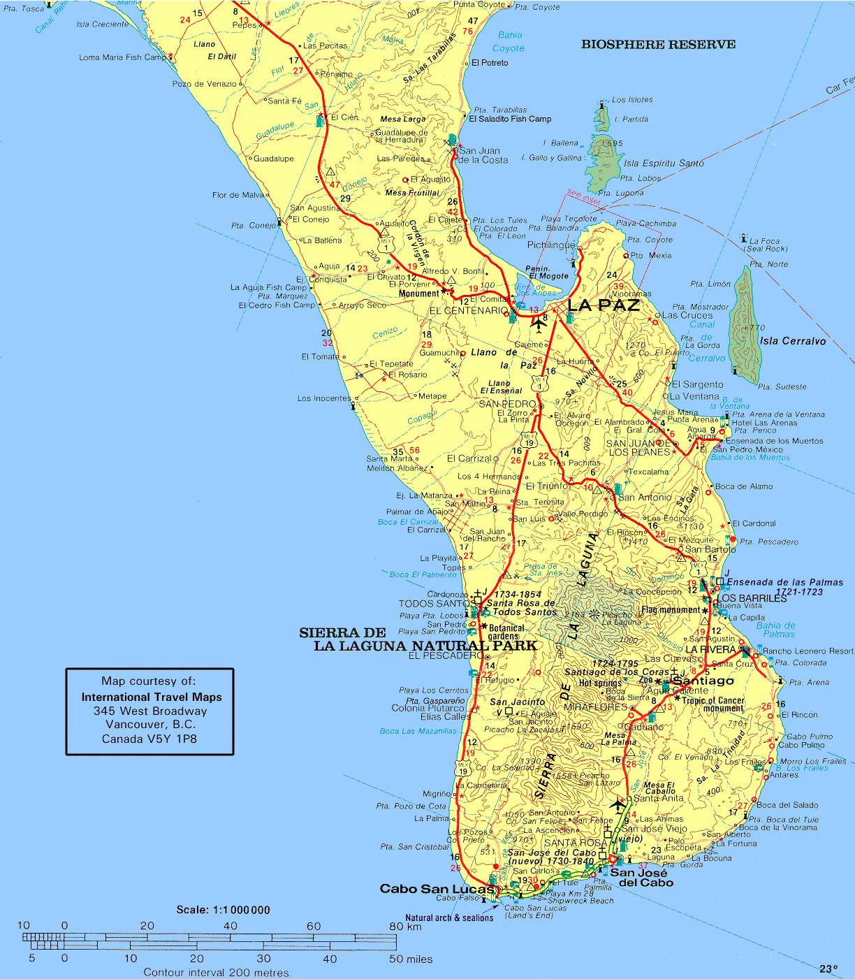 baja map